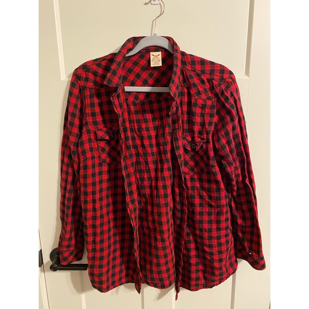 Faded Glory Plaid Shirt